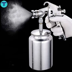 T HVLP Pneumatic Sprayer Gun Professional Spray Gun with 2.0mm Steel Nozzle for Furniture Car Paint Glue High Atomizing Spray