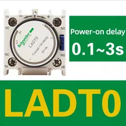 Schneider Electric LADT2 Delay Contact Module LADT0 LADT4 LADR0 LADR2 LADR4 LADS2 Delay Power-On/Power-off Air delay module