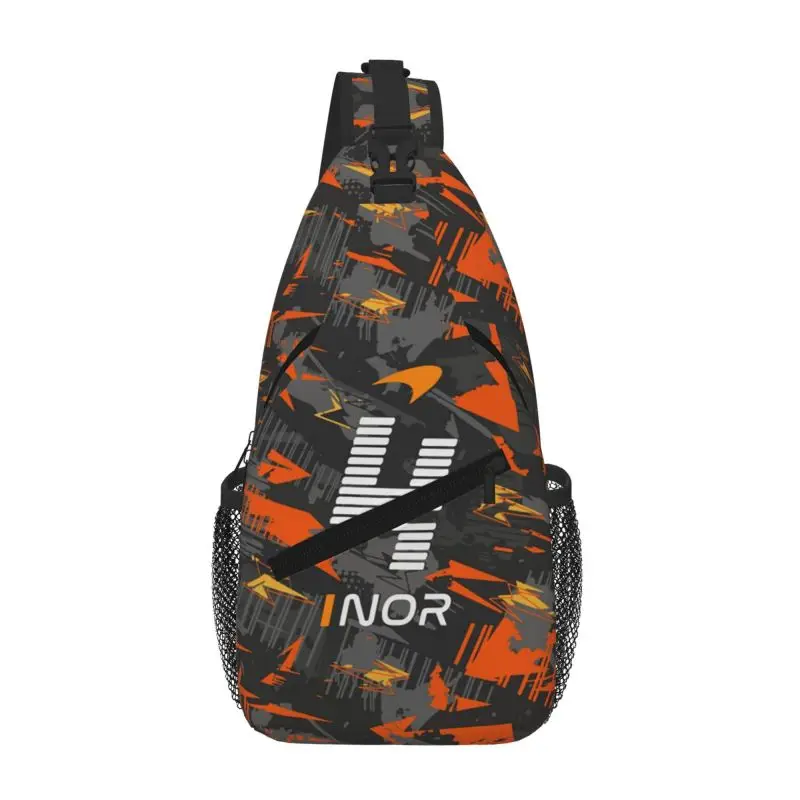 

Fashion Motorcycle Racing L-Lando Norris Sling Bag for Travel Hiking Men Chest Crossbody Backpack Shoulder Daypack