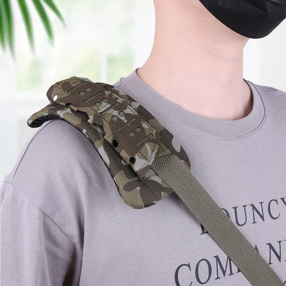 Tactical Vest Shoulder Pad Shoulder Strap Pad Laser Cutting Mesh Shoulder Cushion Pad Breathable for Backpack Vest