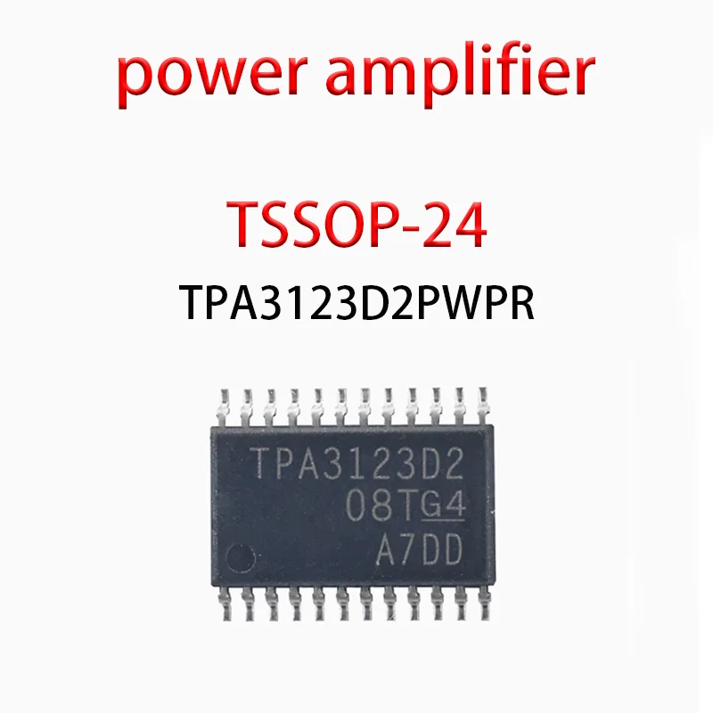 

TPA3123D2 TPA3123D2PWPR Package TSSOP-24 Power Amplifier Patch 2PCS