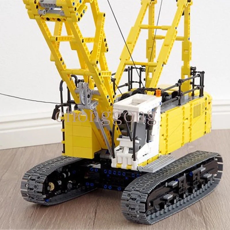 Nieuwe Dragline Graafmachine Gebouwd In Schaal 1:21 Bouwstenen Kraan MOC-17193 Diy Educatief Speelgoed Voor Kinderen Kerstcadeau