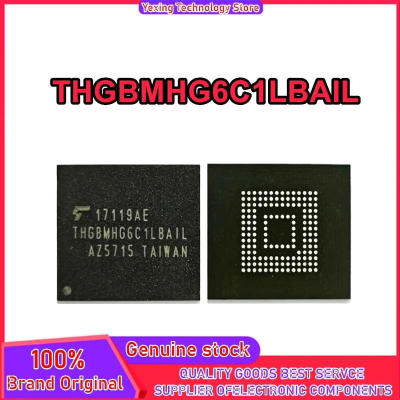 THGBMHG6C1LBAIL 8GB 5.1 version eMMC flash IC mobile hard drive 0-10 New Original in Stock