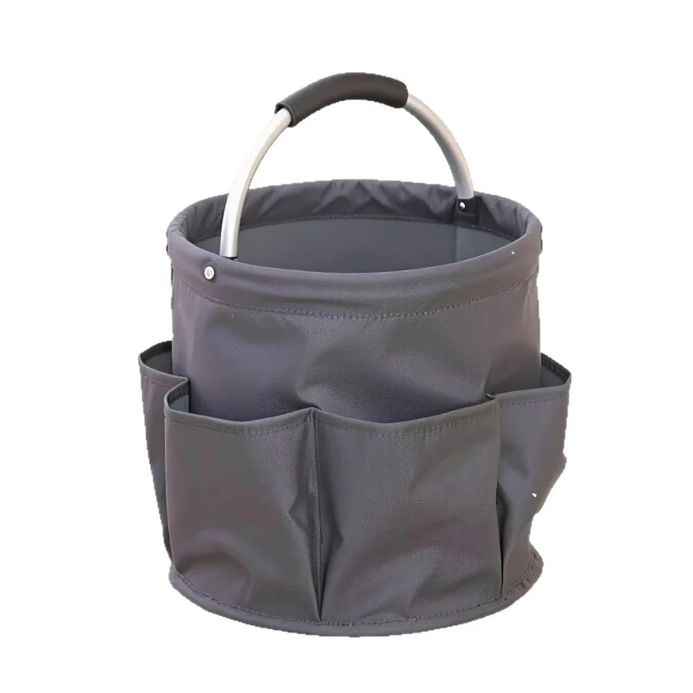 17L Capacity Storage Organizer Bag With Handle Large Capacity Folding Storage Basket Car Wash Use Foldable Design Cleaning Caddy
