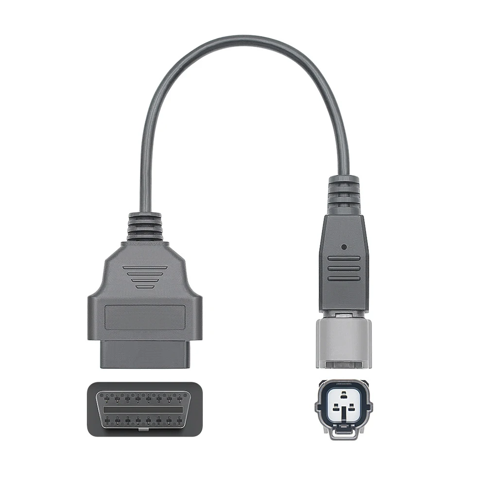 3 In 1 Motorfiets Diagnostische Connector Kabel Voor Ya-M-Ah-Een 3pin 4pin Obd2 Kabel Adapter Obd 2 Motor Verlengkabel