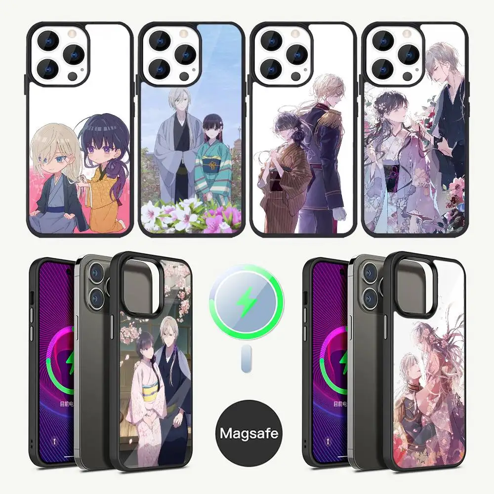 

M-My Happy Marriage Phone Case For iPhone 16,15,14,13,12,11,Plus,Pro,Max Mini Magsafe Magnetic Wireless Charging