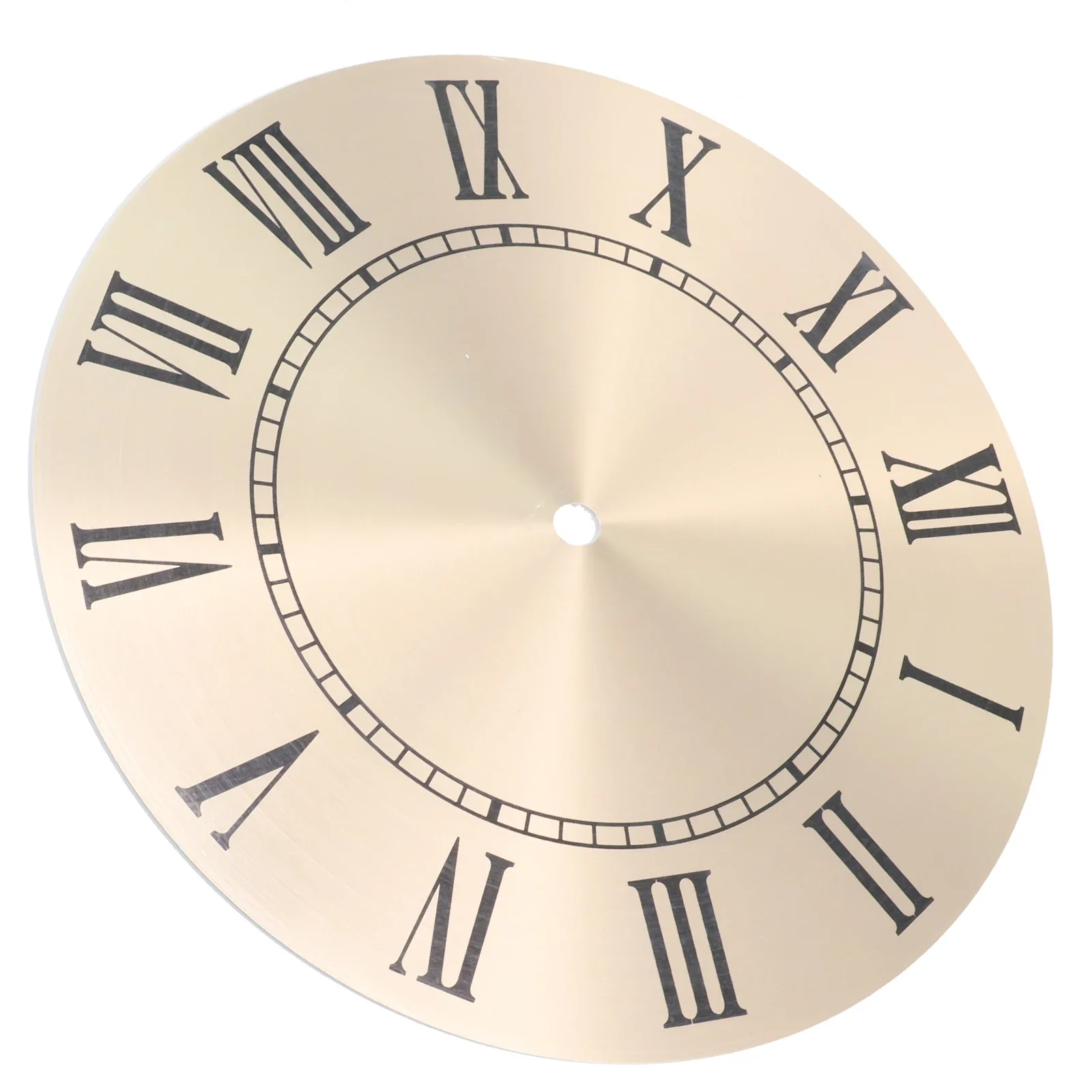 High Quality For Livingroom Bedroom Decoration Clock Dial Face Artware Aluminium DIY Flat Profile Outside 243MM