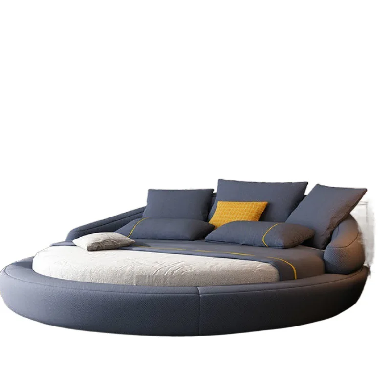 

New light luxury Nordic round bed