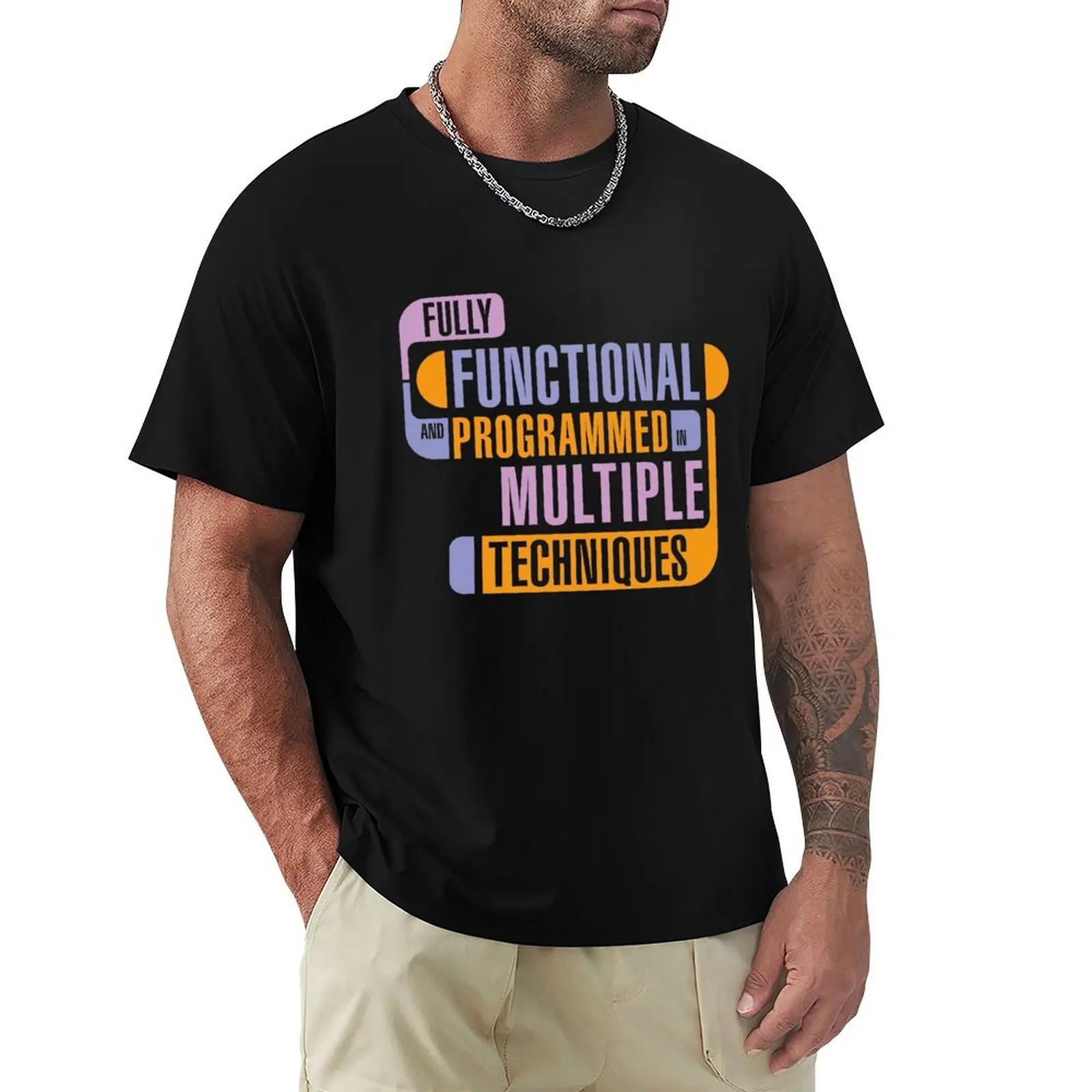 Fully Functional T-Shirt Large Size Soft Cotton T-Shirt