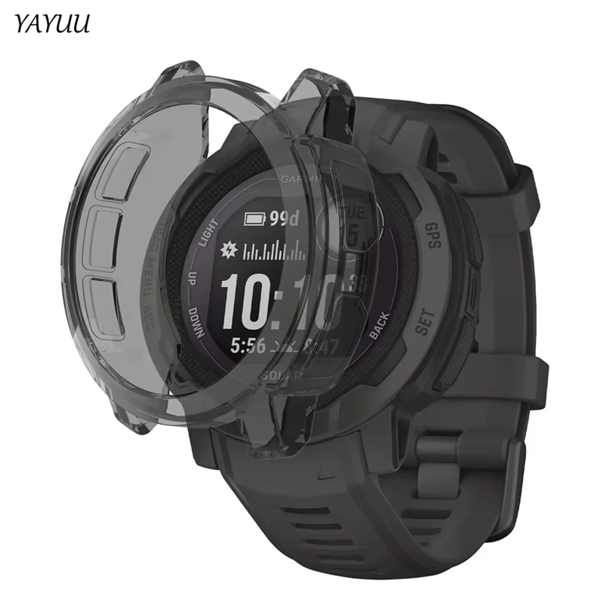

YAYUU Case for Garmin Instinct 2 TPU Case Shock-Absorbing Ultra-Thin Scratch-Resistant Protective Cover for Garmin Instinct 2