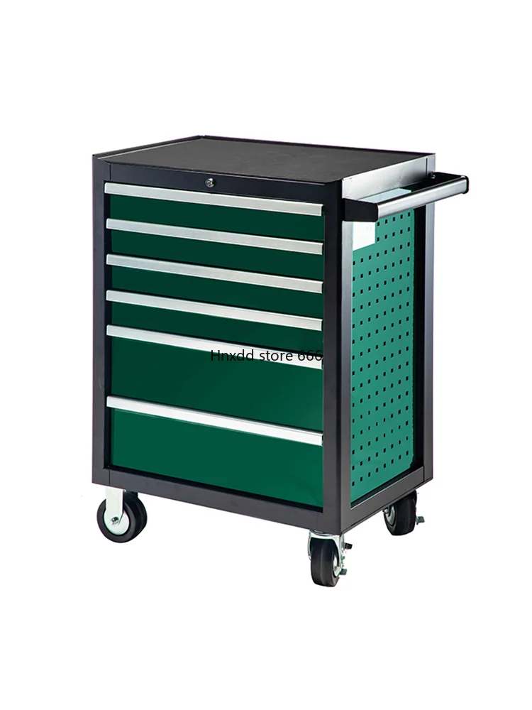 Auto Repair Tool Cart Set with Tools Full Set Mobile Multipurpose Heavy Duty Auto Repair Cart Trolley 09932