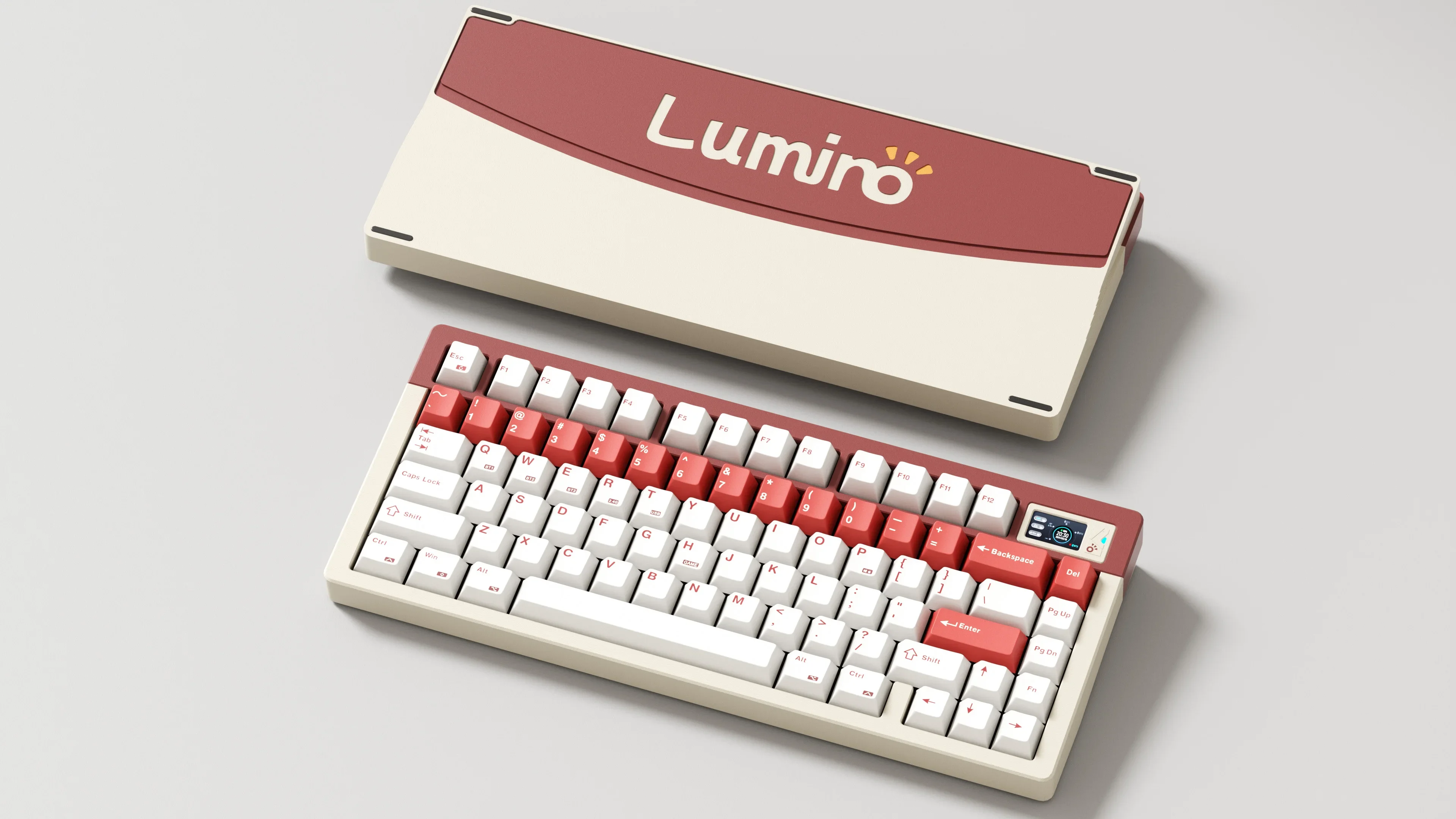 New Luminkey Lumino75 Mechanical Keyboard Aluminium Alloy Tri Mode Wireless Customized Gaming Keyboard Support Via Pc Gamer Gift