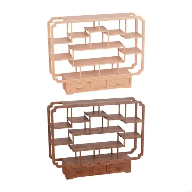 

Modular Presentation Holder For Kids Playset Accessories Secure Solid Wooden Appearance Design L8RB