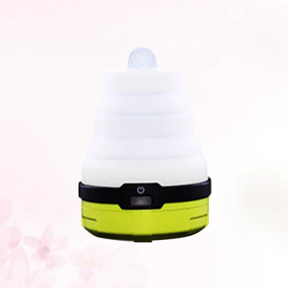 

LED Rechargeable Folding Silicone Camping Lantern Mini Colorful Atmosphere Lamp Telescopic Tent Outdoor Emergency Flashlight