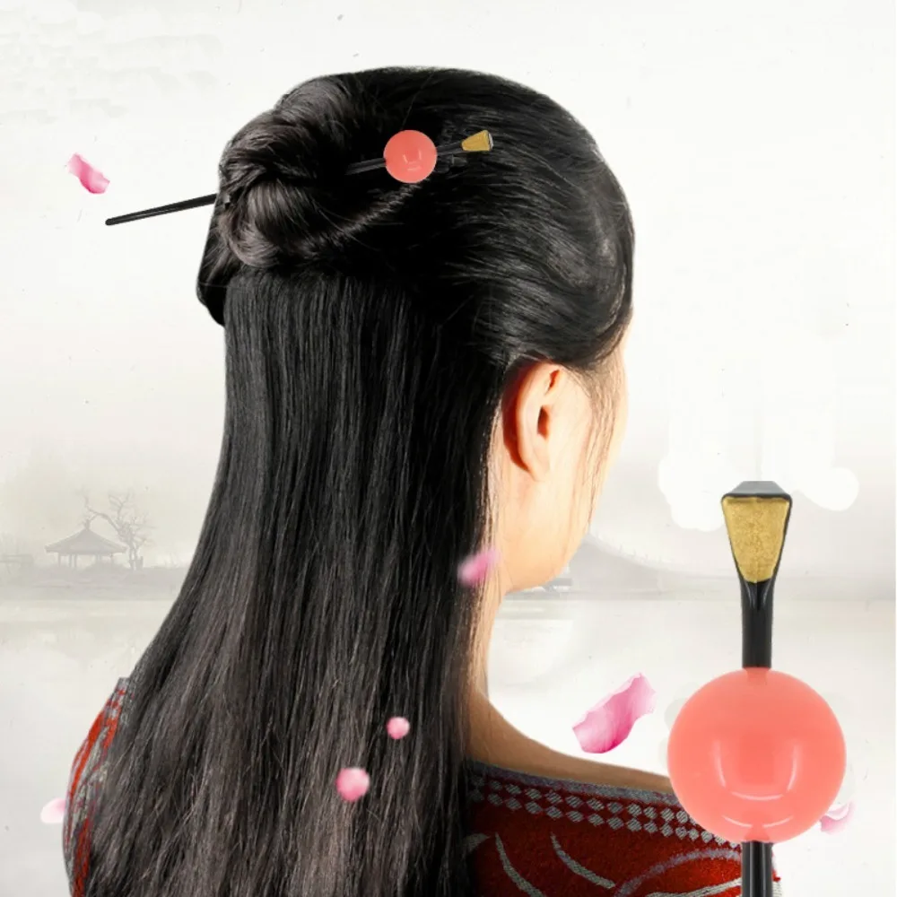 Chinese Style Ancient Hair Stick Traditional Pearl Bridal Headwear Simple Hair Chopstick Wedding Hair Accessories Cheongsam