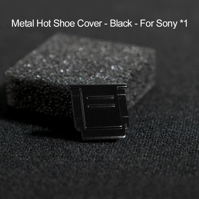 for Sony Camera Hot Shoe Cover Cold Shoe Protector Metal Plastic Shoe Mount Cap for a6400 6600 a7c a7miv a7r a9 universal image 2