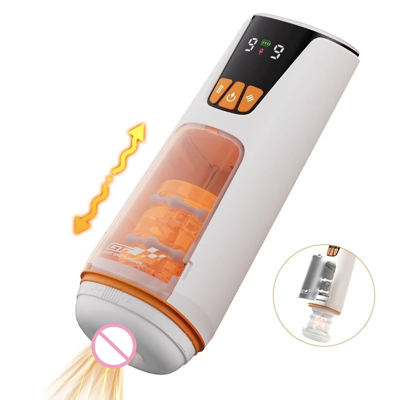 Fully Automatic Retractable Aircraft Cup Men's Masturbator Men's Adult Products Toys