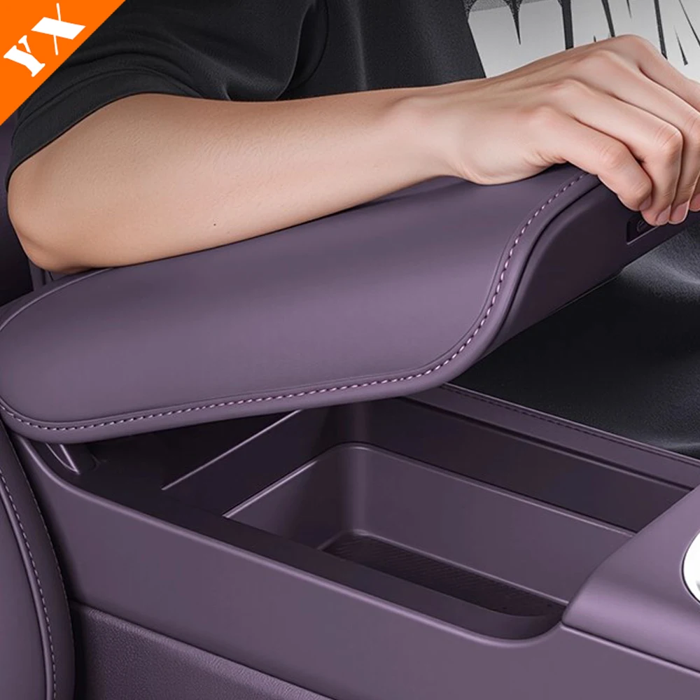 2025 2026 For Leapmotor B10 accessories Car Armrest Box Cover,Armrest Box Protective Anti Scratch Cover 4