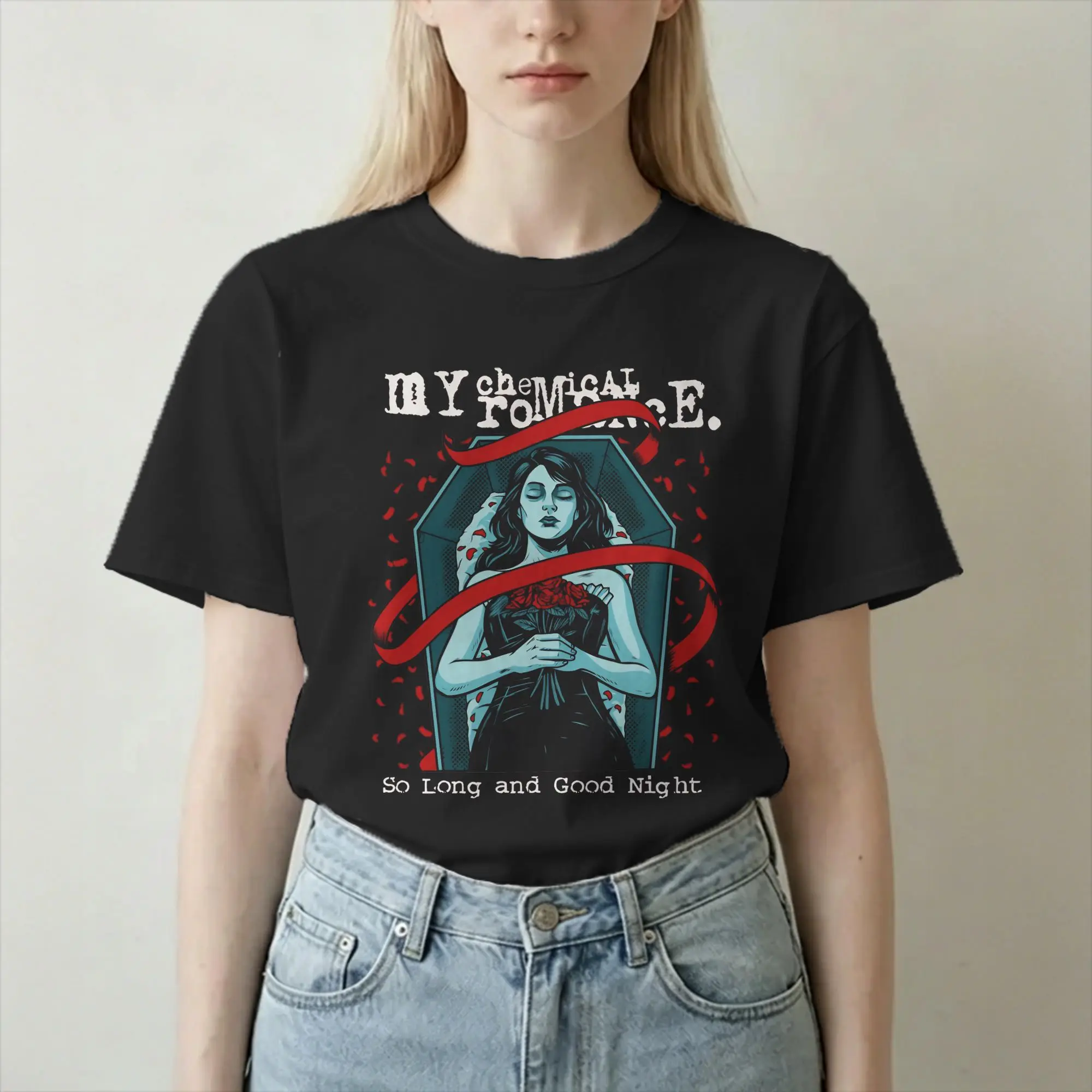 My Chemical Romance Helena T-Shirts Men Women  Fashion 100% Cotton Tee Shirt Crewneck Short Sleeve T Shirt Summer Clothes