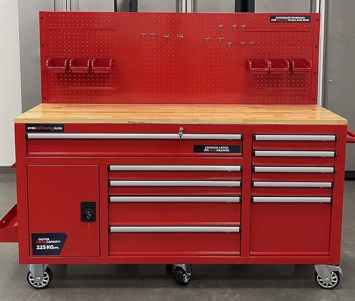 10 drawer load-bearing 1000kg multi-functional maintenance tool cart