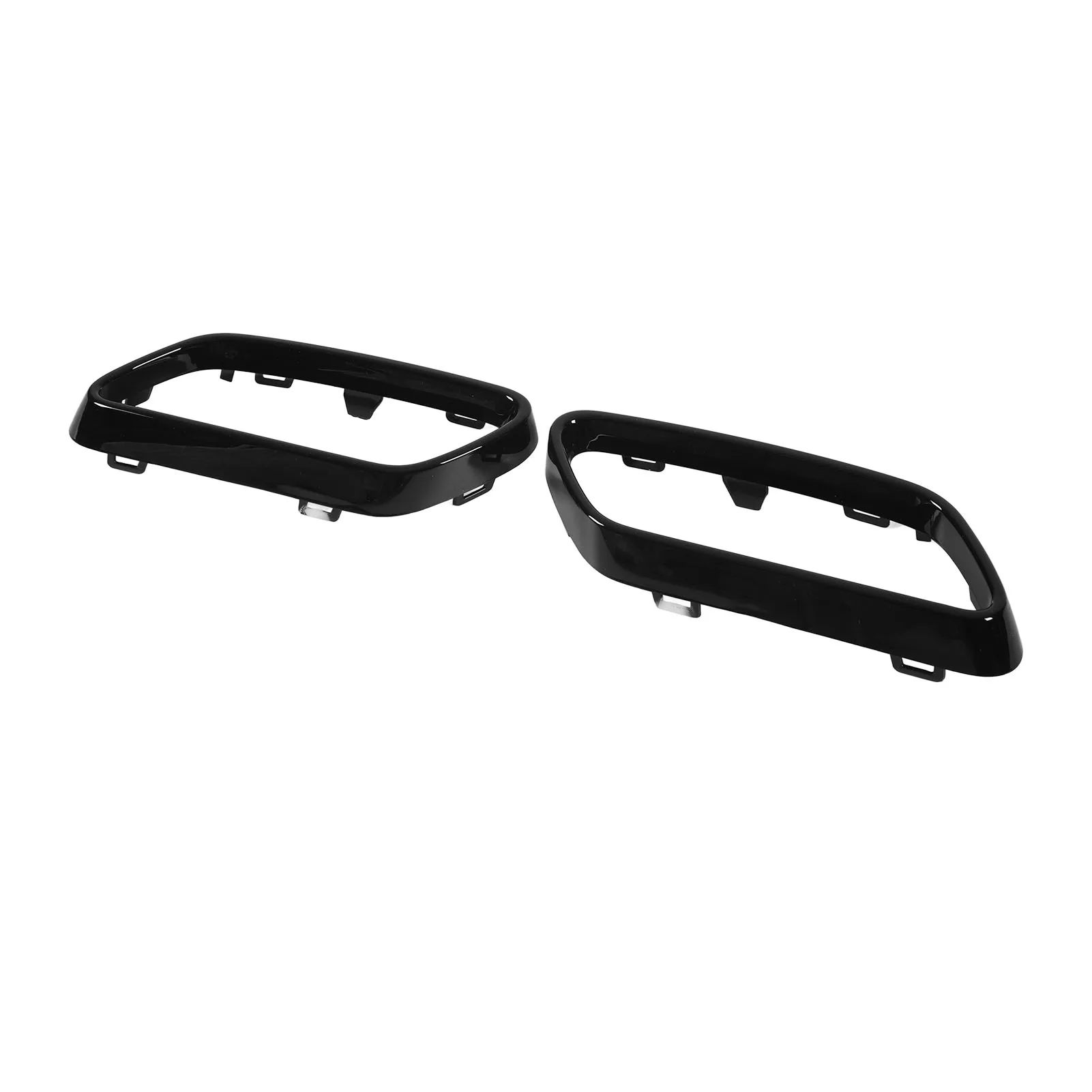 Exhaust Tip Cover Trims Bezel - Glossy Black, Replacement for Benz C‑Class W206 S206 AMG Line 2022 Onwards view 4