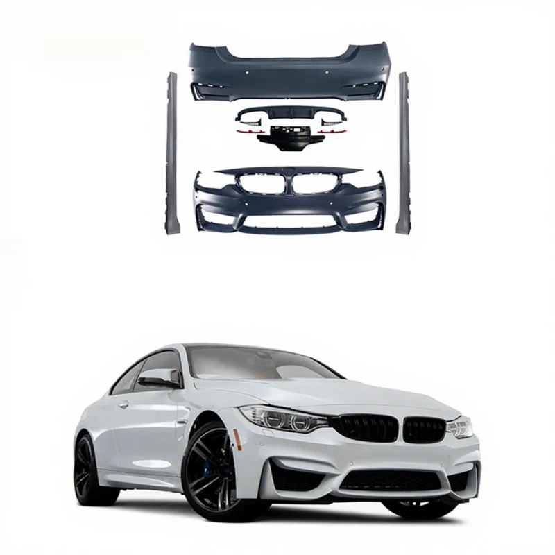

Hot selling Car Accessories M4 Style Body Kit Side Skirts Rear Diffuser Bumper