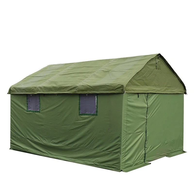 

Tent outdoor rainproof thickened thermal cotton, construction site construction room camping camp disaster relief waterproof