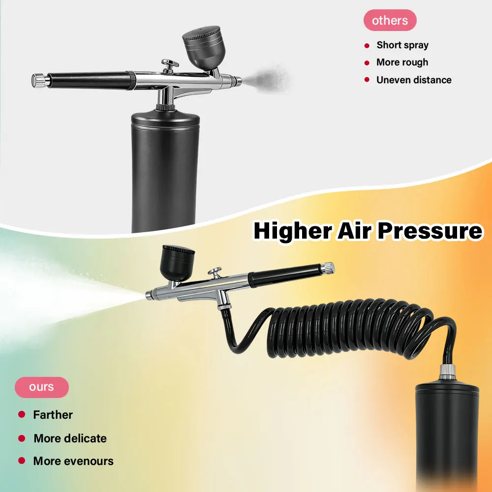 Multifunctionele draadloze mini-airbrushset Spuitpomp Gen Pen Luchtcompressorkit Draagbare luchtborstelset Kunstschilderij Spuitmodel
