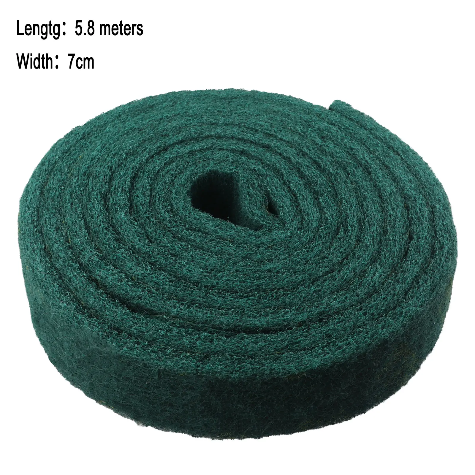 5.8M Roll Dish Washing Brush Ceaning Scouring Pad 10 Cm X 5.8 Meters Emery Scrubber Sink Stove Scouring Pad Power Tool Parts