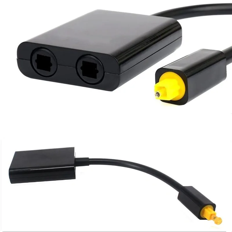 

OpticalFiber Converter 2 in And 1 Out, Audio FiberCable One in Two, Optical Adapter, Audio Splitter
