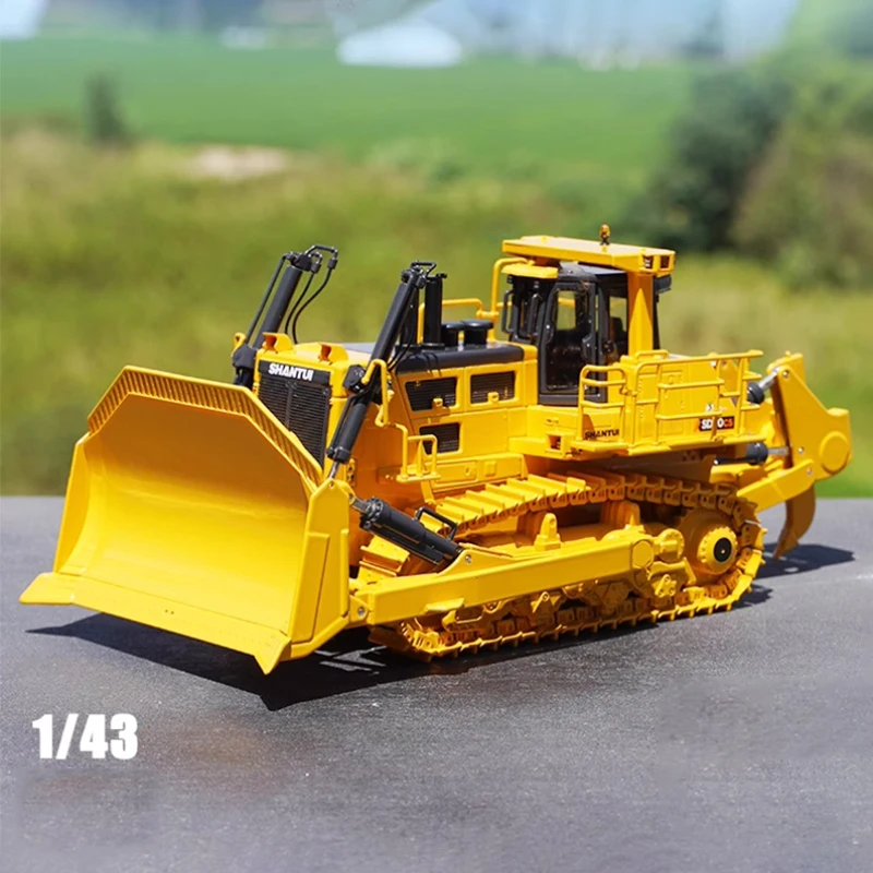 Diecast 1:43 Scale Shantui SD90-C5 Bulldozer Large Bulldozer Mechanical Engineering Vehicle Alloy Model Adult Children Gift Toys