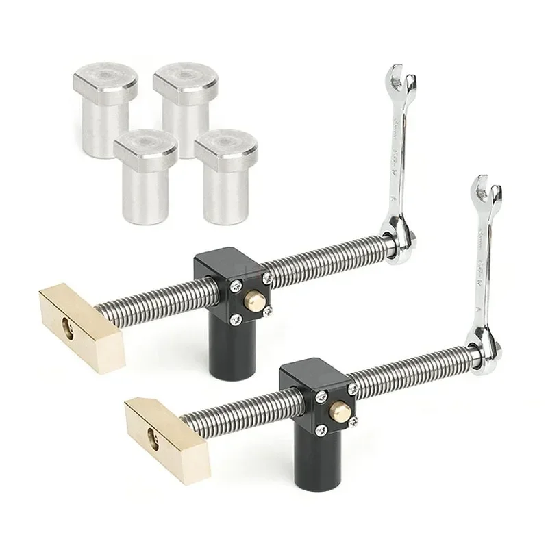 carpintaria bench dog clamp desktop clip ajustavel workbench stopper fixture vise clipe fixo rapido novo 19 mm 20 mm 01