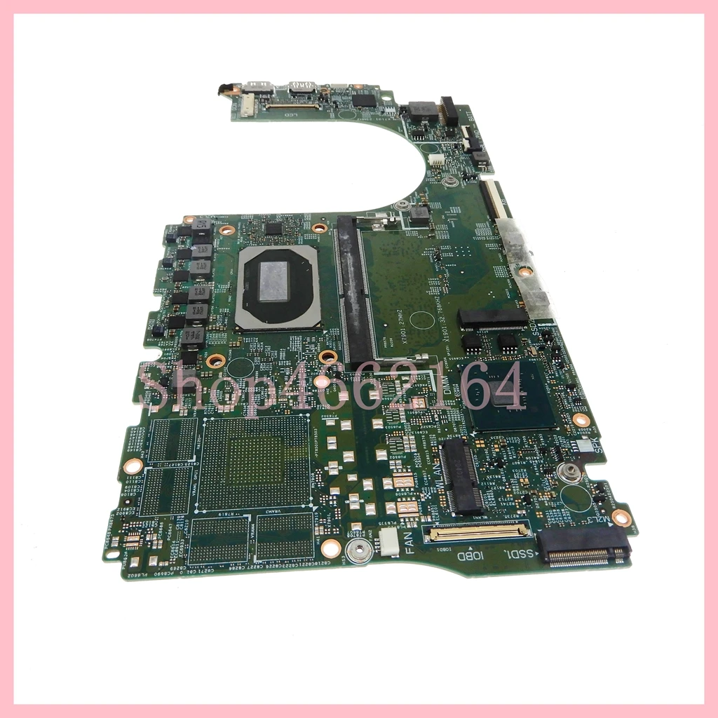 19804-1 with i5-10300H CPU 8GB-RAM Mainboard For DELL Inspiron 15 7501 Laptop Motherboard 041C82 100% Test OK