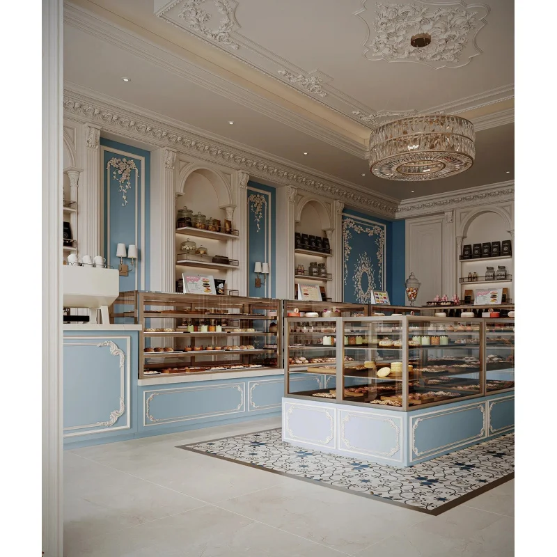 custom.Fairytale Candy Interior Design Sweets Display Stand Wooden Sugar Counter Chocolate Furniture Design