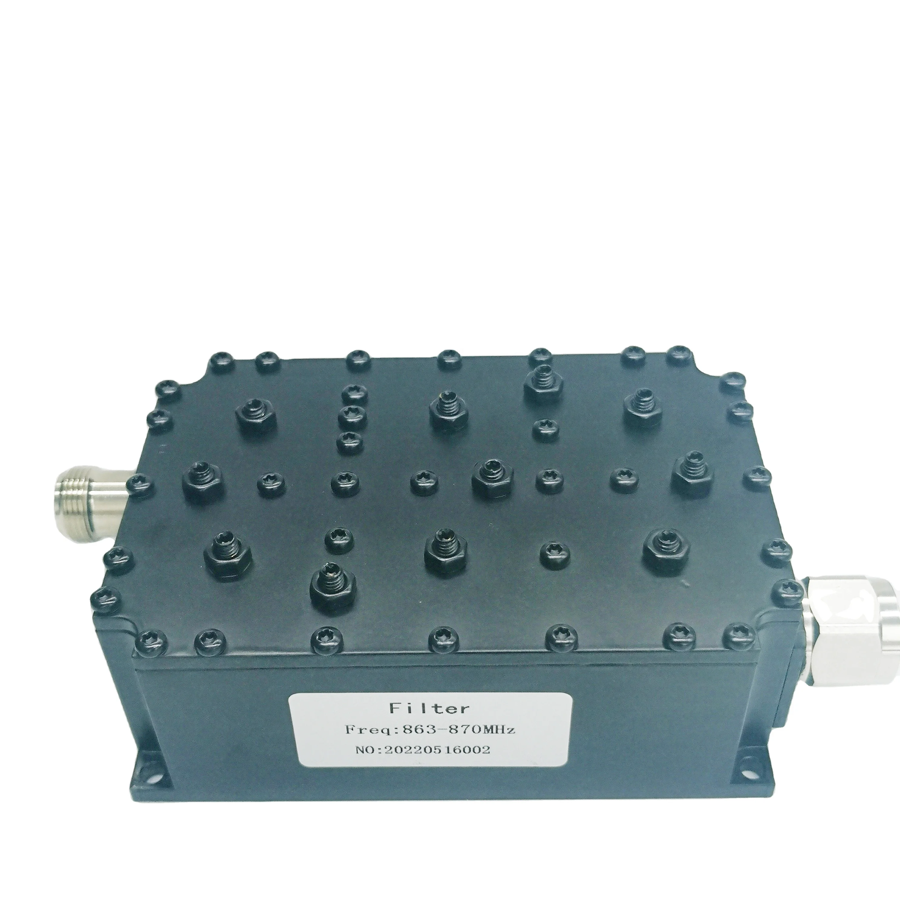 2022 New Design Waterproof High Rejection Low Insertion Loss VSWR 868MHz Cavity Filter 868 Mhz For Helium Hotspot LoRa Network