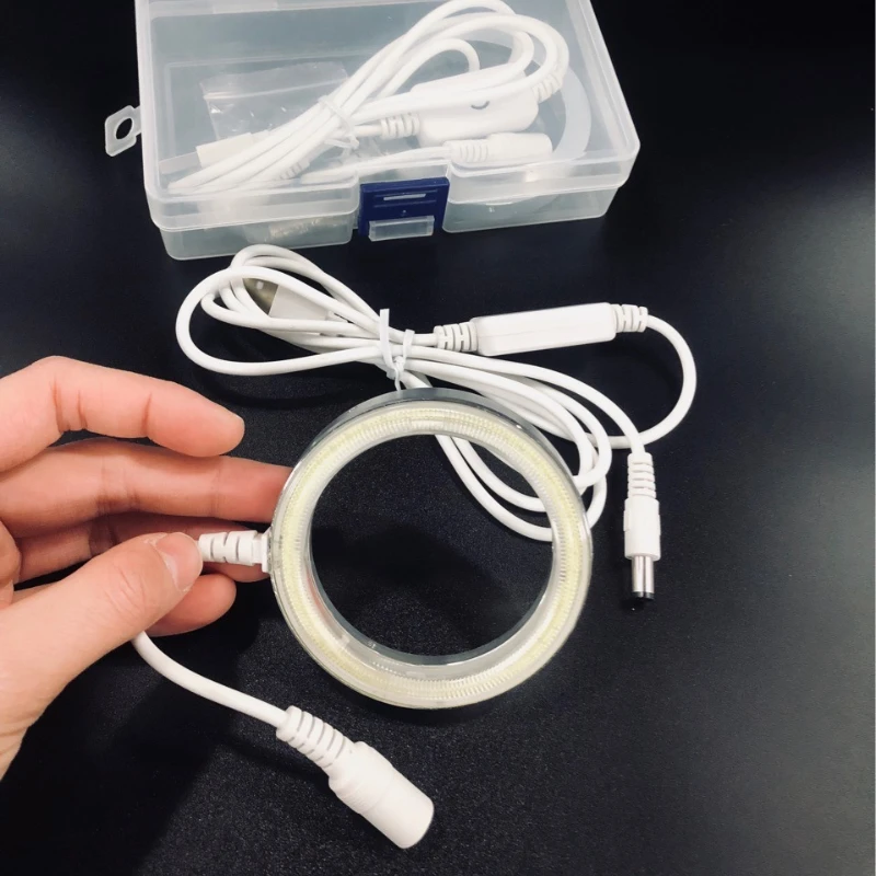 Adjustable Ring Light illuminator Lamp Stand Microscope LED Light Illuminator Microscopio Tools Ultrathin 60LED Tools