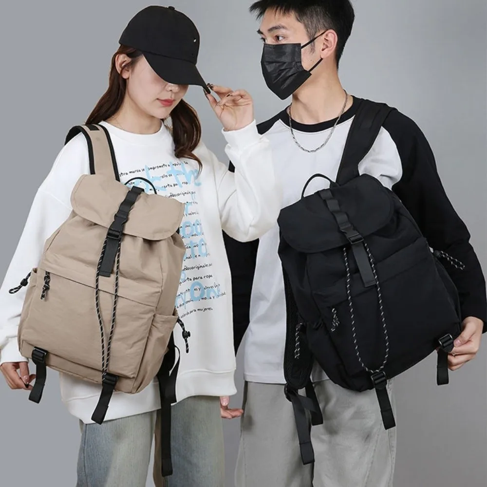 

Портативный нейлоновый рюкзак большой вместимости, прочный городской рюкзак, школьная сумка для студентов, с фиксированными ремнями, защита от царапин, сумка на плечо для школы