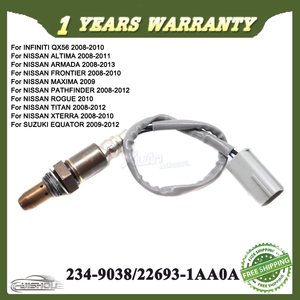 234-9038-22693-1aa0a-o2酸素センサー-インフィニティqx56、スズキエクエーター、日産アルティマ、アルマーダ、フロンティア、マキシマ、パスファインダー、ローグ用