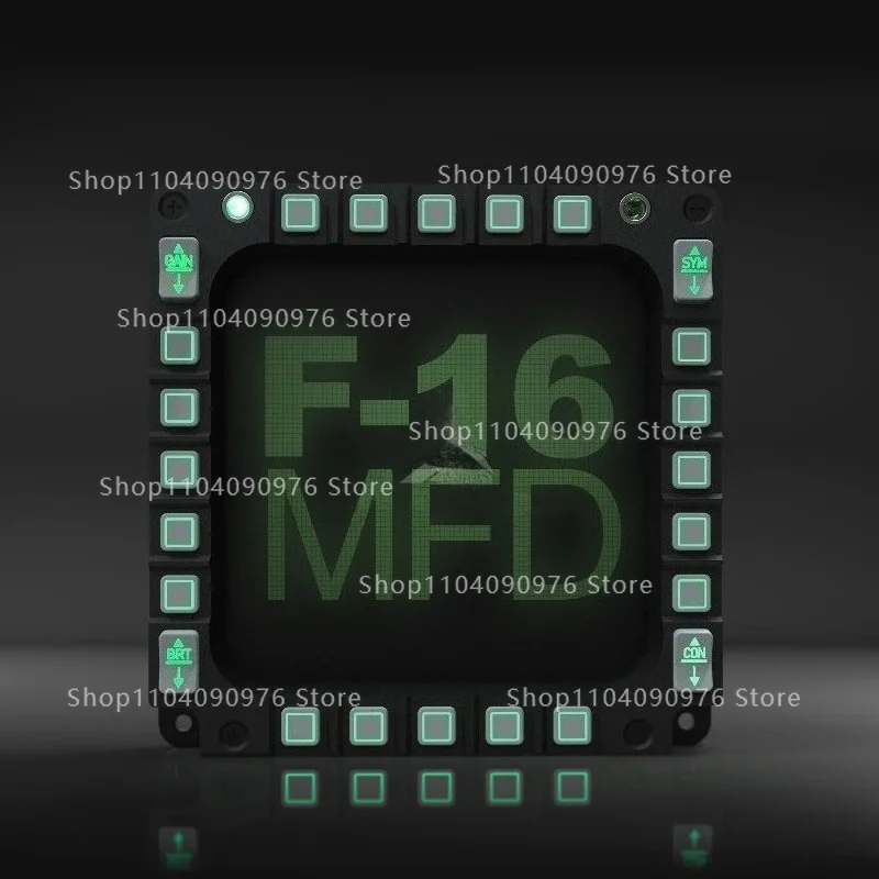 Suitable for F-16 Eagle cockpit, dedicated to simulated flight MFD instrument DCS or Falcon BMS