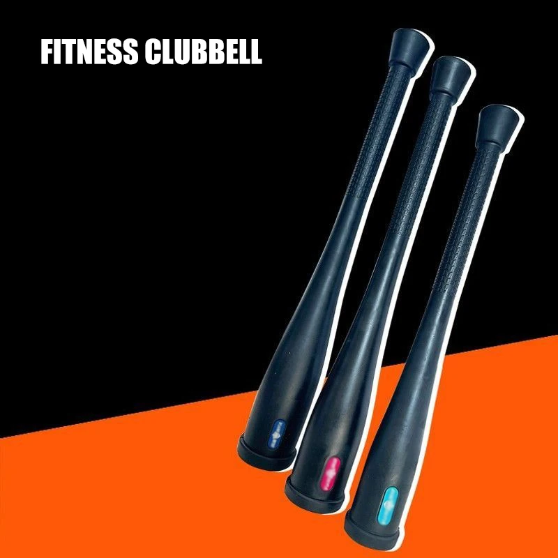 Bastão de Fitness de Aço 2-32kg, Indian Clubbell, Iran Bar, para Exercício de Braço e Treino de Punho e Mão, com Revestimento de Borracha, para Academia Doméstica
