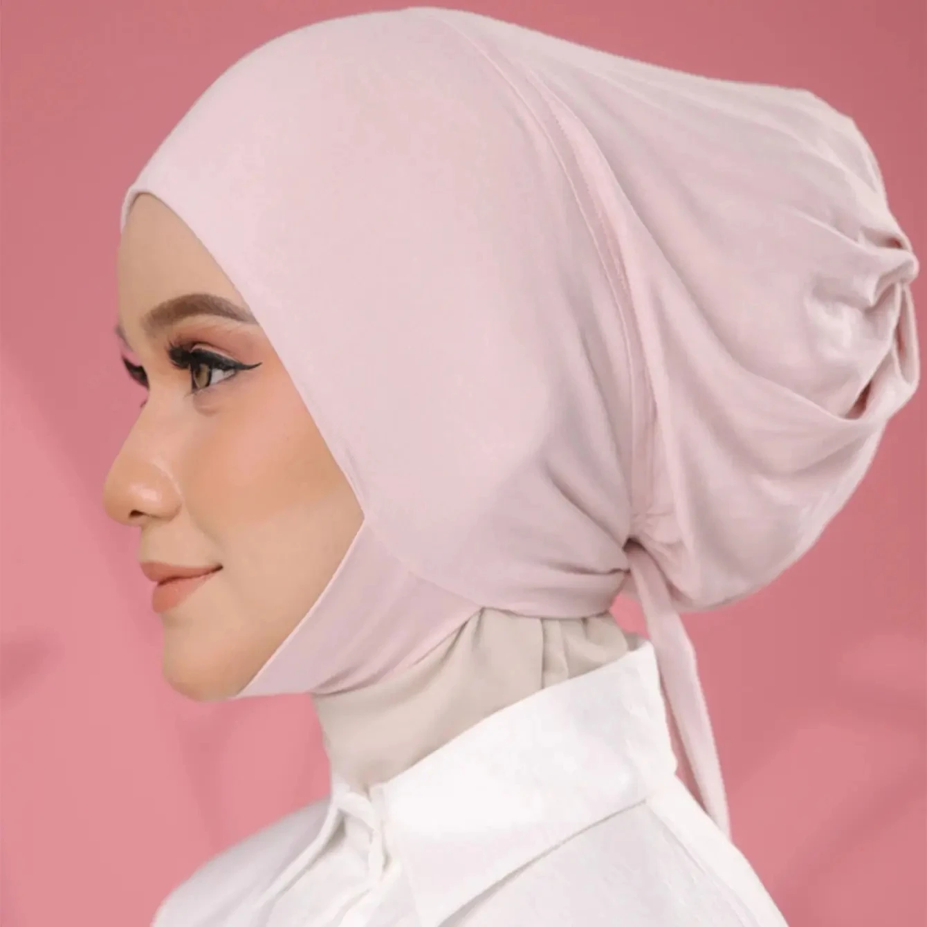 Muslim Inner Cap Hijab For Women Solid Underscarf Hijab Undercap Scarf Turban Hat Islamic Hijabs Ready To Wear Headcover