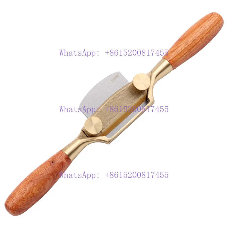 

European flat bottomed copper bird planer, Western woodworking metal rolling planer, curved planer