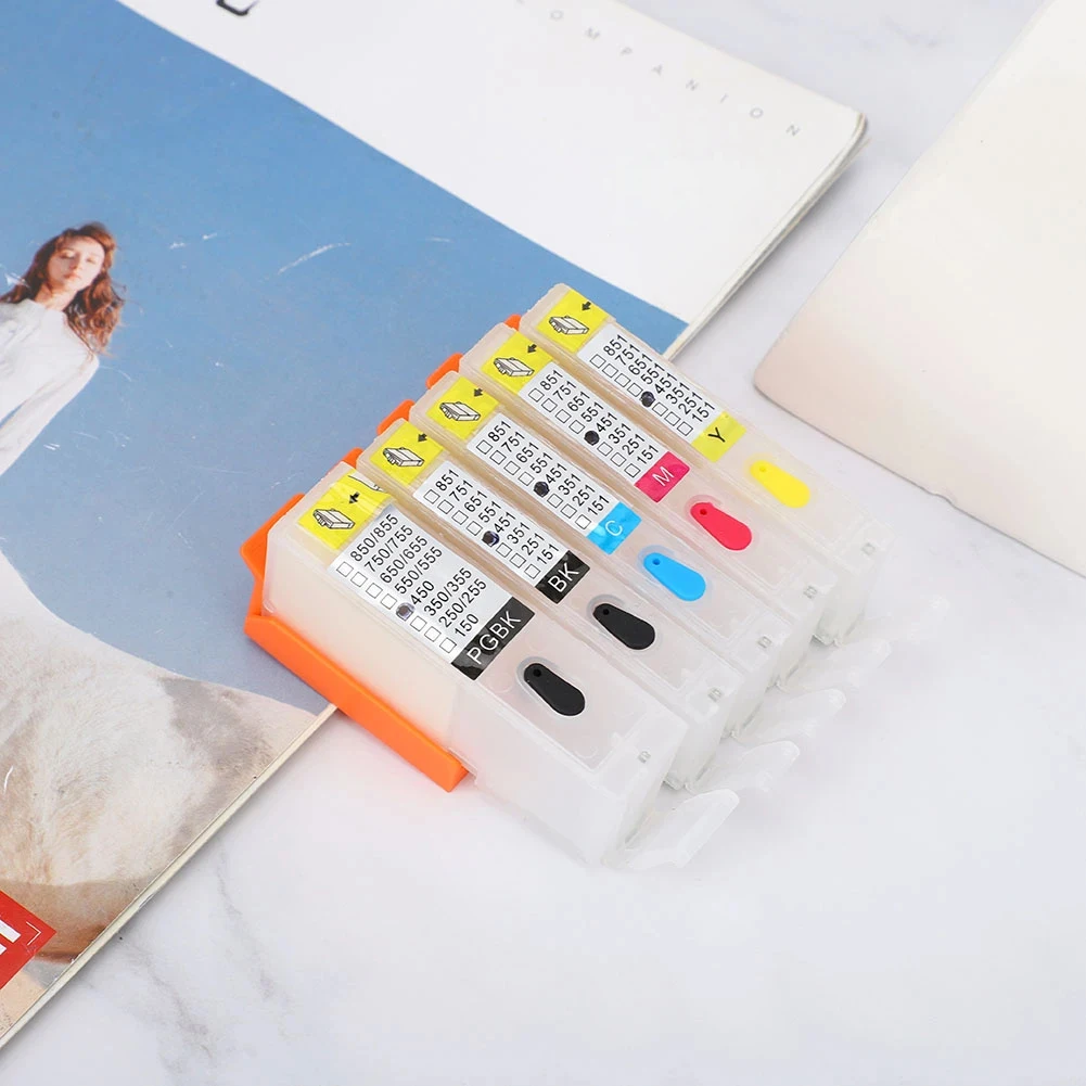 

Картриджи с чернилами для чипов, совместимых с Canon, легко сброса. Для Canon-совместимого принтера IP7240 MG5440 MG6340