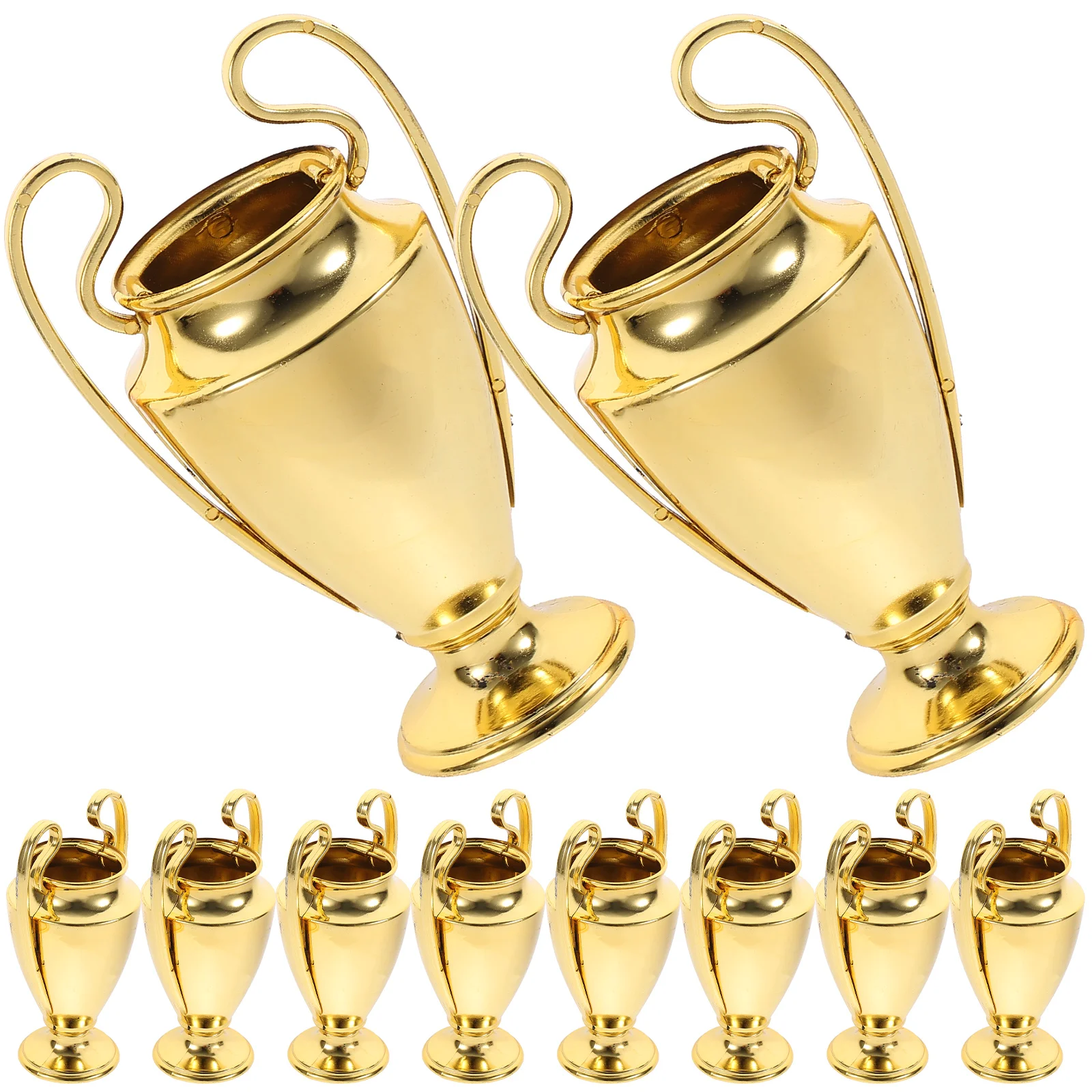 

10 Pcs Trophy Candy Jar Mini Trophies Multi-function Sports Small Award Plastic Chic Child Prize Exquisite