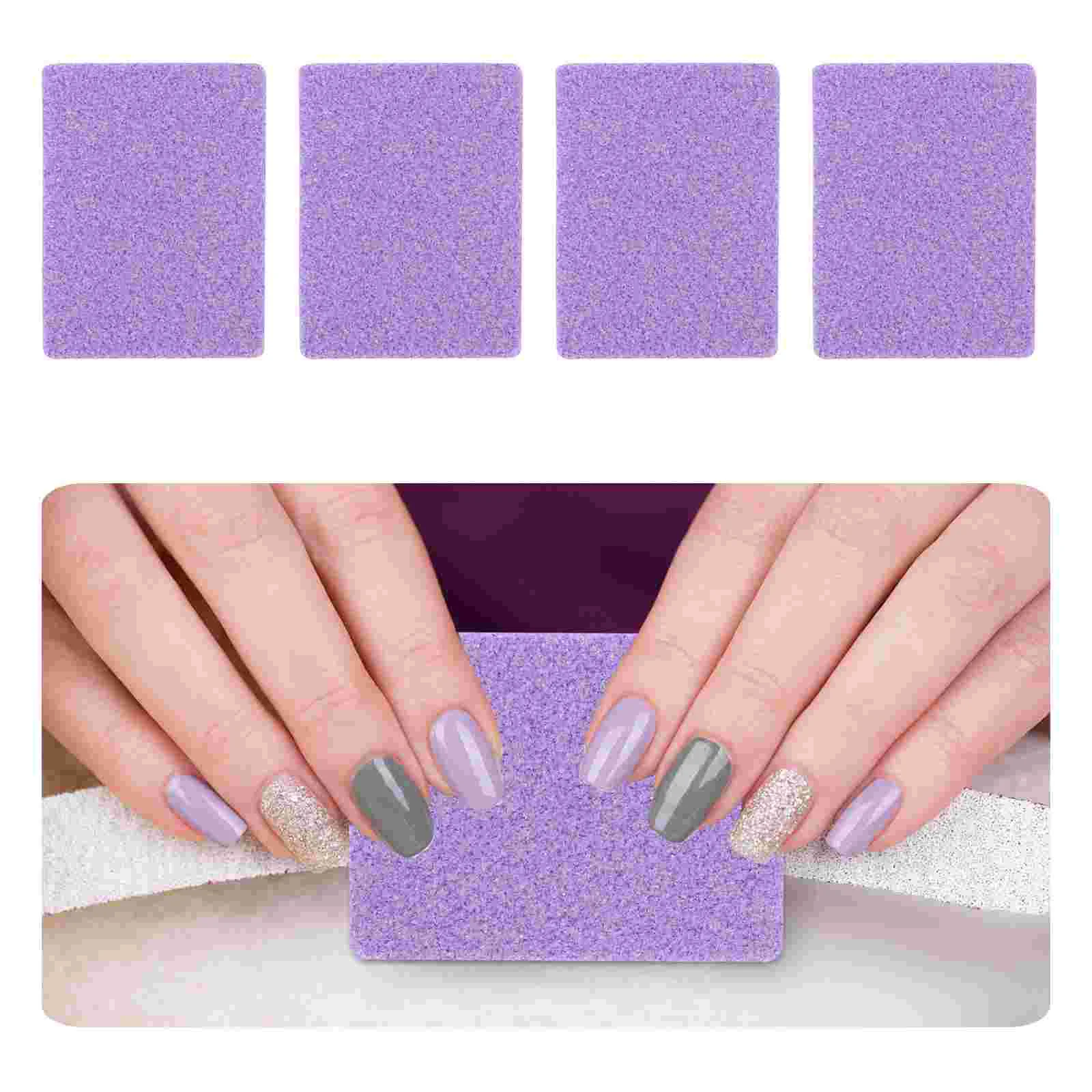 40 Pcs Two-sided Sanding Tool Nail Buffer File Square Block Supplies Files Sponge Rasp Sides