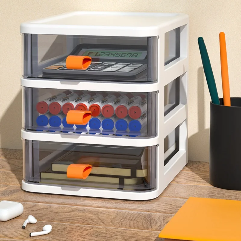 WBBOOMING Multi-layer Drawer Plastic Office Storage Small Box And Bin Desk Finishing Artifacts Stationery Sundry Organizerr