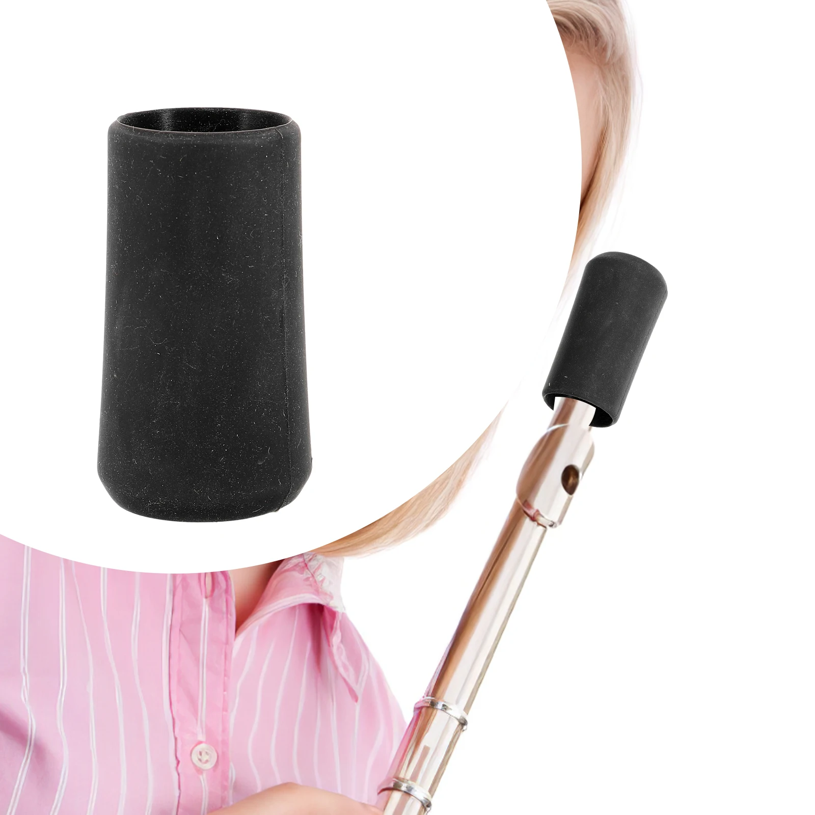 

Bumper Case Universal Accessories for Musical Instruments Non-slip Clarinet Black Bell Cover