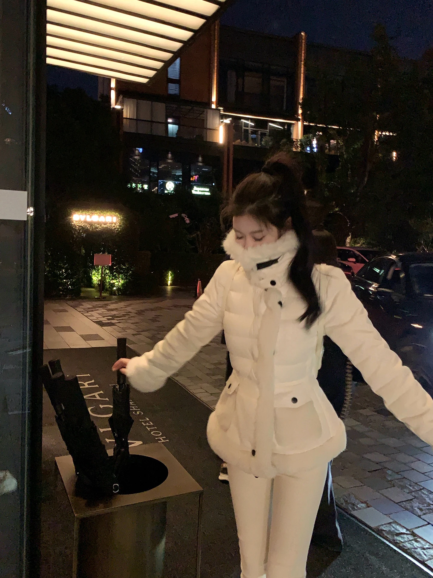 

Женская утепленная приталенная куртка из пуха и пера, белая, теплая, с длинными рукавами, в корейском стиле, без капюшона, новинка зимы 2025