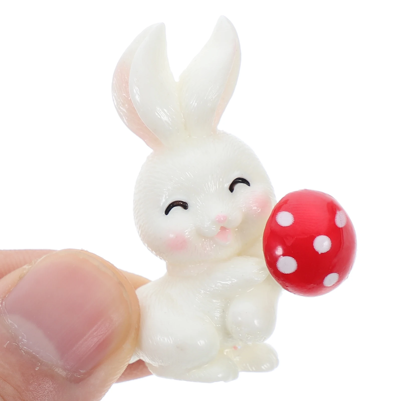 12Pcs DIY Phone Case Fridge Magnets Resin Rabbit Carrot Charms Cute Animal Embellishments for Hairpins Crafts Jewelry Making