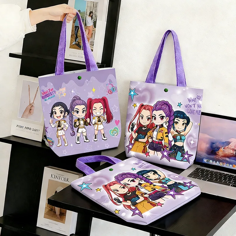 Bolsas de Compras em Lona para Mulheres, Bolsa Tote de Lona, Bolsa de Ombro Reutilizável, Moda, Capa para Laptop, Bolsas de Compras para Mulheres, Homens e Estudantes